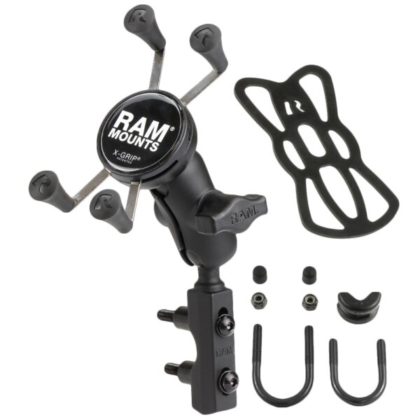 RAM MOUNT X Grip Base Mount Black Bolted