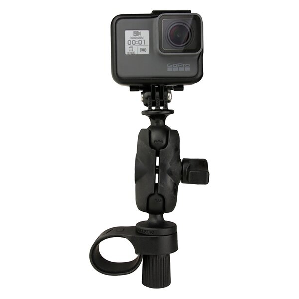 RAM MOUNT Tough Strap Double Ball Mount with Universal Action Camera Adapter