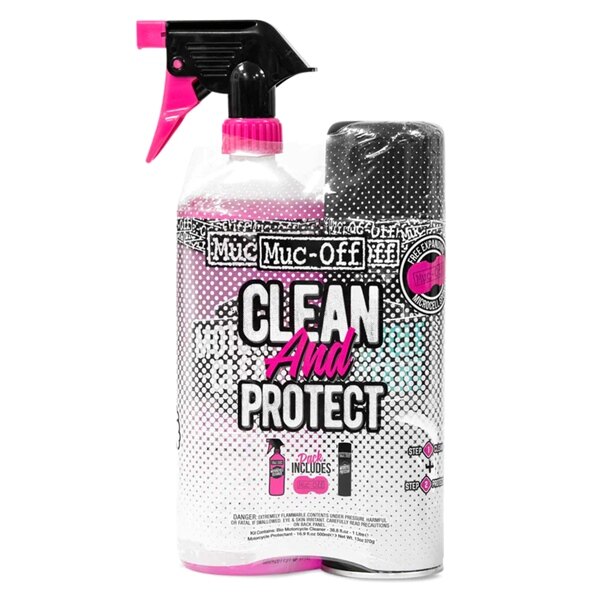 Muc Off Motorcycle Clean & Protect Kit