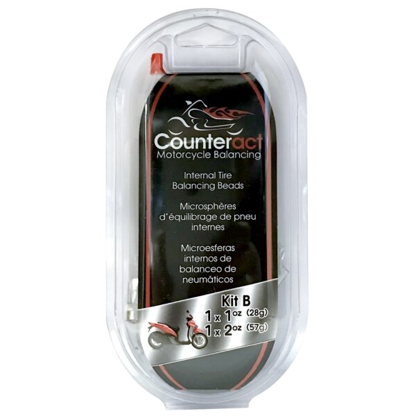 Kit de billes d'équilibrage de pneu COUNTER ACT pour 2 roues 3 oz