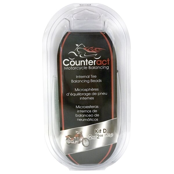 Kit de billes d'équilibrage de pneus COUNTER ACT pour 2 roues 2 oz, 2 oz