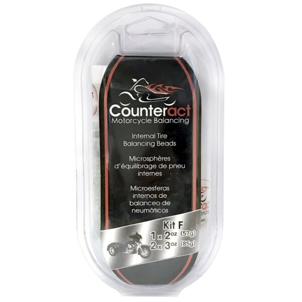 Kit de billes d'équilibrage de pneu COUNTER ACT pour 2 roues 8 oz