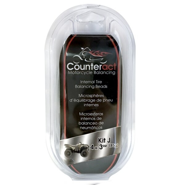 COUNTER ACT Kit de perles d'équilibrage de pneu pour 4 roues 12 oz