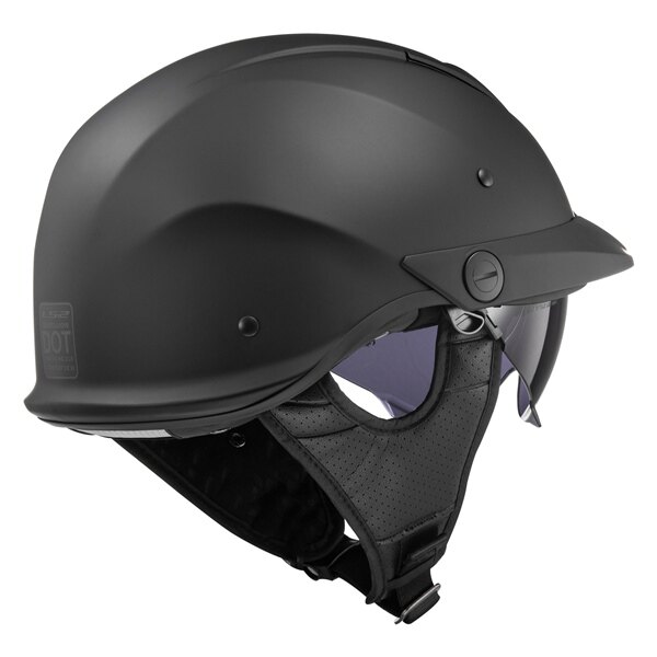 Demi-casque LS2 Rebellion Solid S Noir Mat