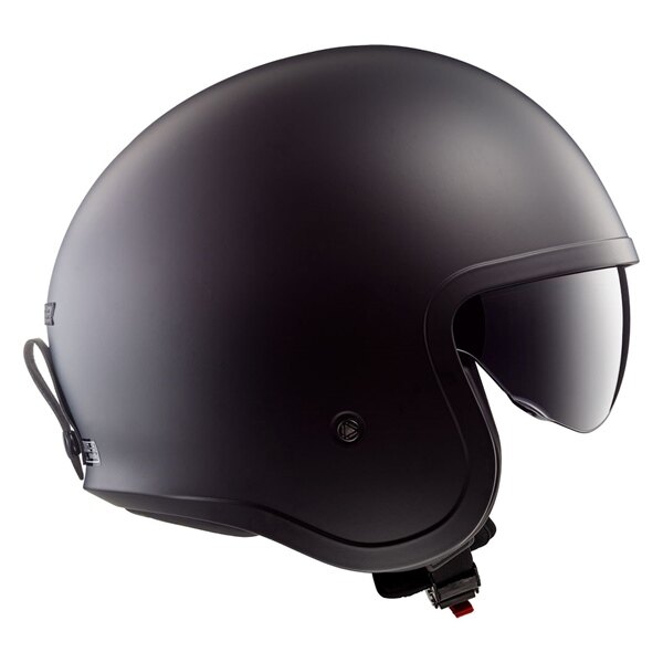 LS2 Spitfire Open Face Helmet Solid M Matte Black