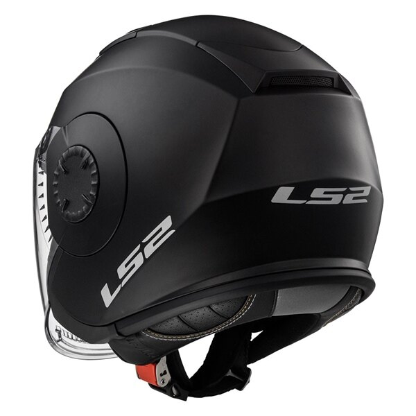 Casque Jet LS2 Verso Solid S Noir Mat