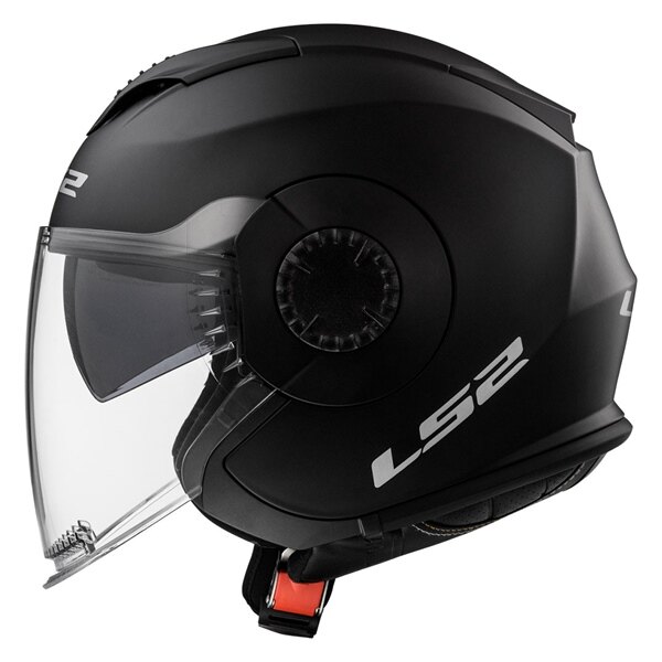 Casque Jet LS2 Verso Solid S Noir Mat