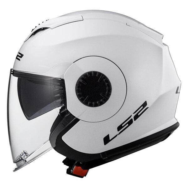 Casque Jet LS2 Verso Solid M Blanc