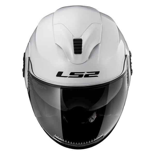 Casque Jet LS2 Verso Solid M Blanc