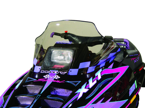 Powermadd Cobra Windshield Fits Polaris 14″ 0.08″ Indy Std