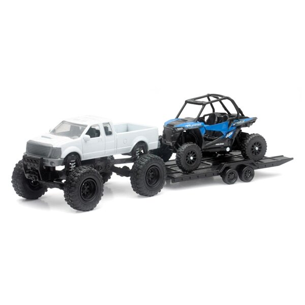 New Ray Toys Scale Model Truck with Polaris ATV