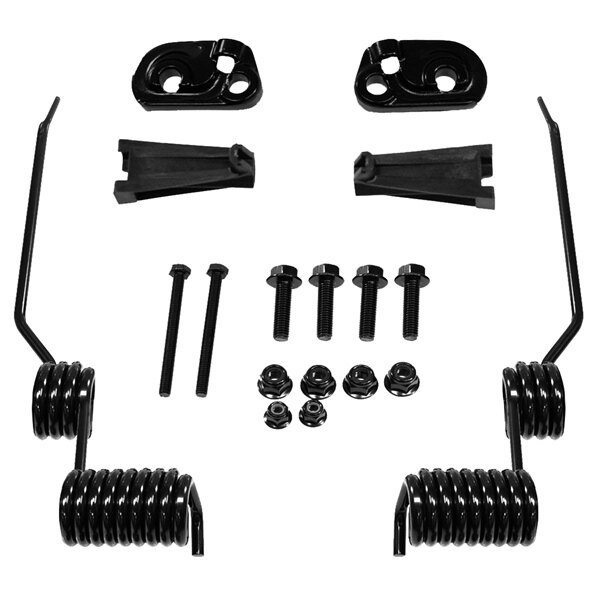 Suspension arrière réversible à double ressort avec grattoir à neige/glace