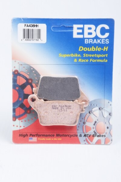 EBC Double H Superbike Brake Pad Sintered metal Rear FA436HH Fits Honda, Fits Kawasaki, Fits Suzuki, Fits Yamaha