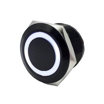 QUAKE LED interrupteur encastré avec anneau LED Push 222692