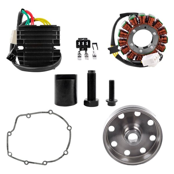 Kimpex HD Stator, Kokusan Flywheel, Mosfet Regulator, Gasket & Puller Recall Kit Fits Aprilia 225752