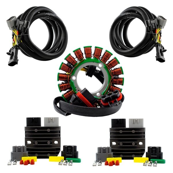 Kimpex HD Dual Output Stator, Series Regulators, Harnesses Kit Fits Polaris 225818