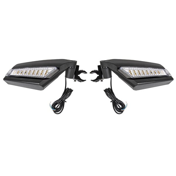 Kimpex Sideview Mirror with Light 1.5? 2? Clamp On