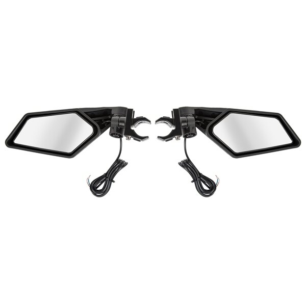 Kimpex Sideview Mirror with Light 1.5? 2? Clamp On