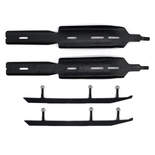 SnowTracker Auto sharpening Semi aggressive Wear Bar Steel Ski Fits Ski doo, Fits Yamaha