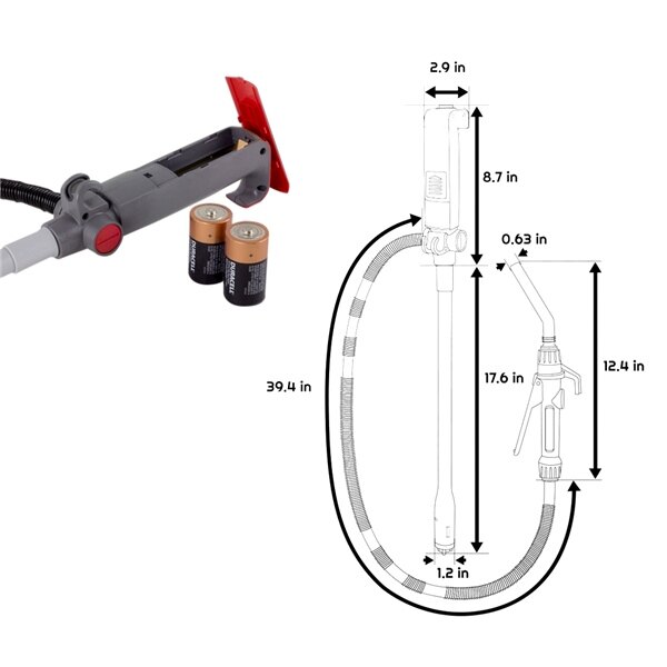 Pompe de transfert de carburant à batterie TERAPUMP TREP01