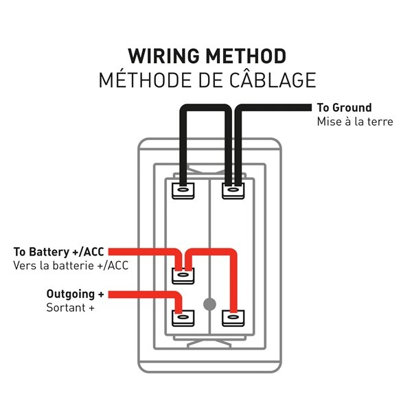 Kimpex Rocker Switch with LED light Rocker / SPST 302413