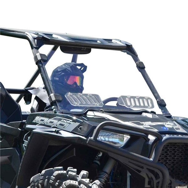 Pare-brise complet Super ATV pour Polaris, revêtement dur optique en polycarbonate XR