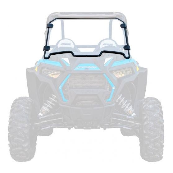 Pare-brise complet Super ATV pour Polaris, revêtement dur optique en polycarbonate XR