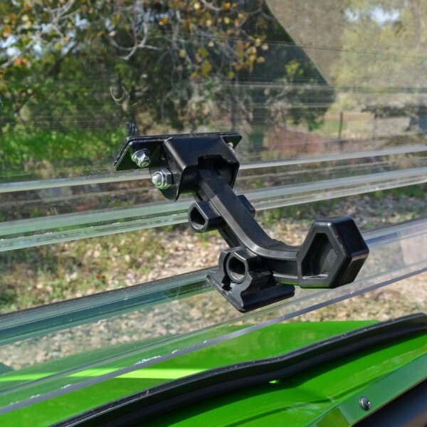 Pare-brise rabattable Super ATV pour Kawasaki Polycarbonate XR optique Revêtement dur Rocker