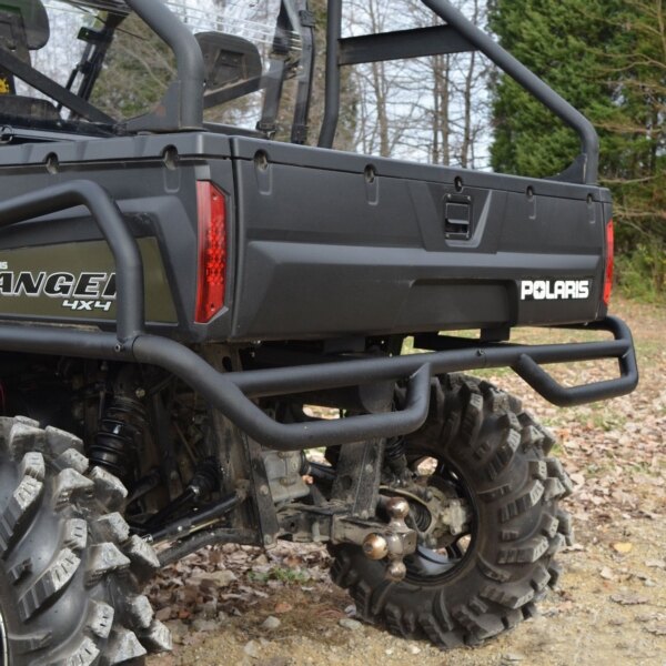 Super ATV Rear Extreme Bumper with brush guard Front Steel Fits Polaris