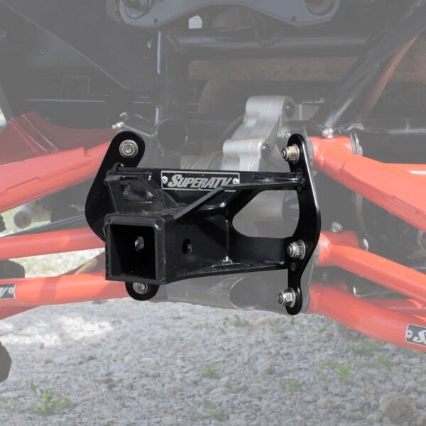 Super ATV Receiver Hitch Black Black powder 2″ receiver hitch Fits Can am ATV