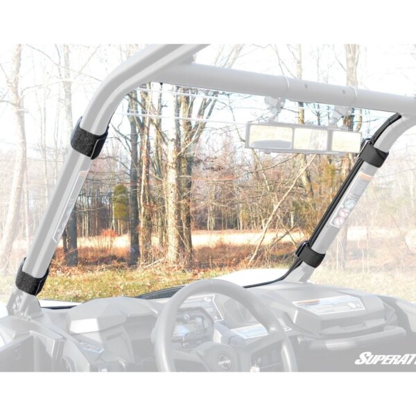 Pare-brise complet Super ATV compatible avec Can am Revêtement dur en polycarbonate XR