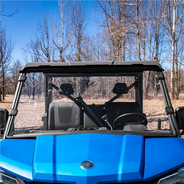 Pare-brise complet Super ATV pour CFMoto, revêtement dur optique en polycarbonate XR