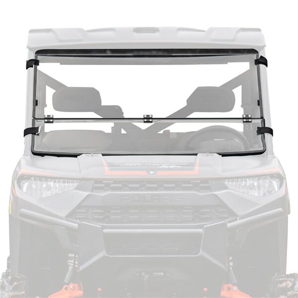 Super ATV Flip Down Windshield Fits Polaris Polycarbonate XR optic Hard coating