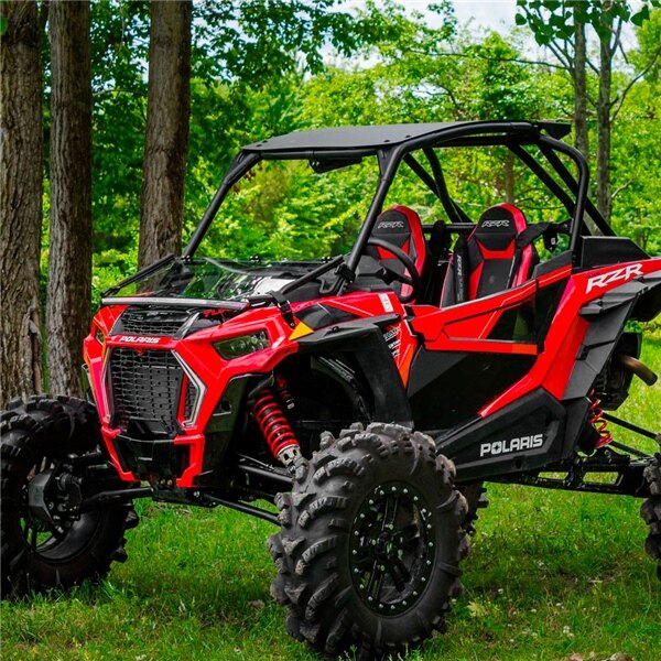Super ATV Flip Down Windshield Fits Polaris Scratch Resistant Windshield Polycarbonate XR optic Hard coating