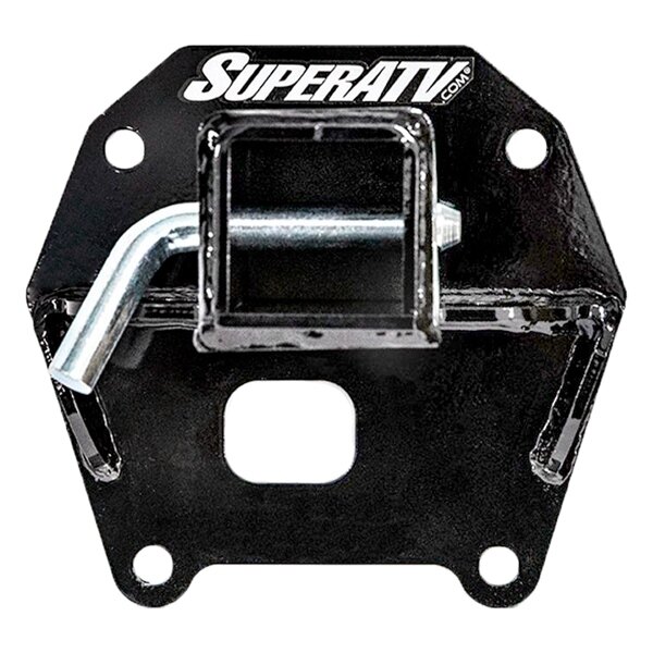 Attelage de récepteur Super ATV 18 mm, revêtement en poudre noire, attelage de récepteur arrière pour Polaris UTV