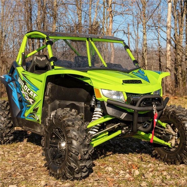 Super ATV Winch Ready Bumper Front Steel Fits Arctic cat