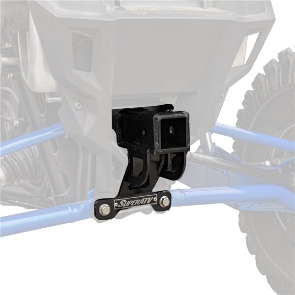 Super ATV Receiver Hitch Black Black powder 2″ receiver hitch Fits Polaris ATV