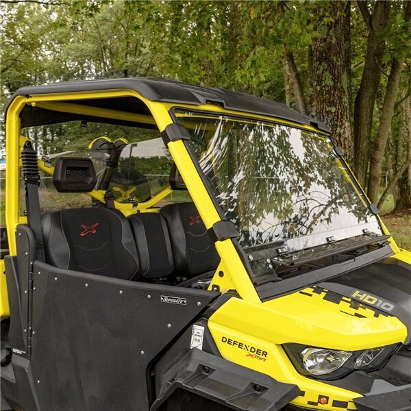 Super ATV Vented Full Windshield Fits Can am Polycarbonate