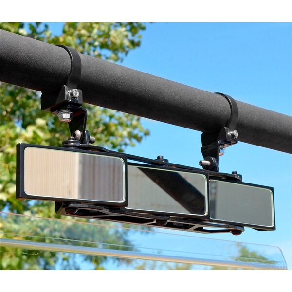 Super ATV 3 Panel Rear View Mirror 1.75? Clamp On