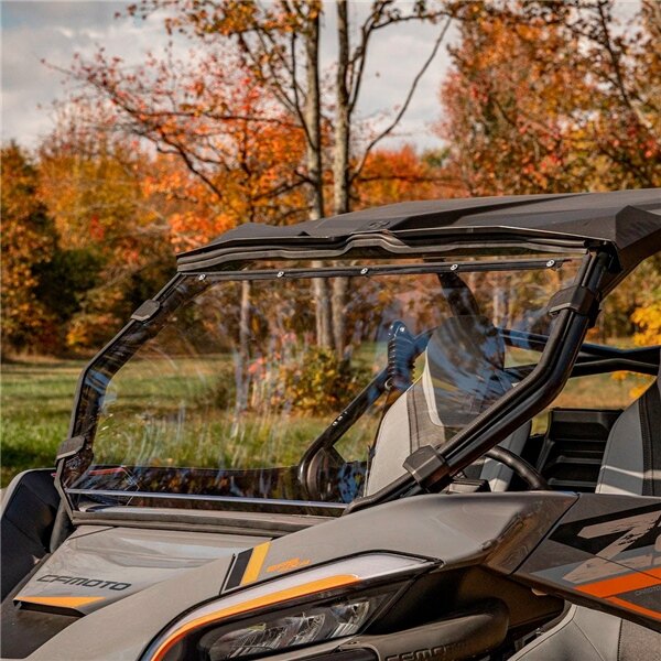 Pare-brise complet Super ATV pour CFMoto, revêtement dur optique en polycarbonate XR