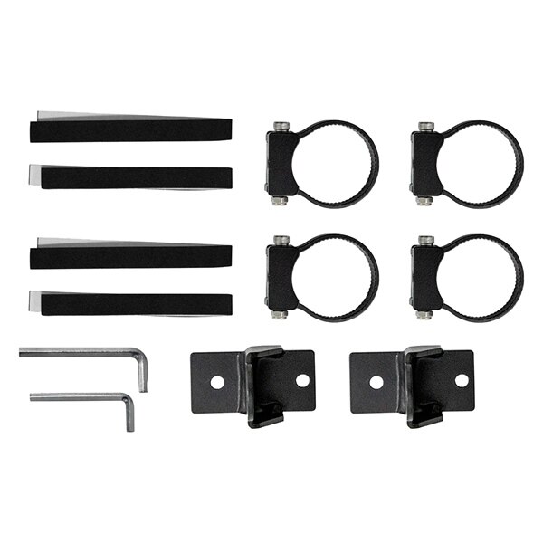 Super ATV Whip Light Mounting Brackets Black 2″