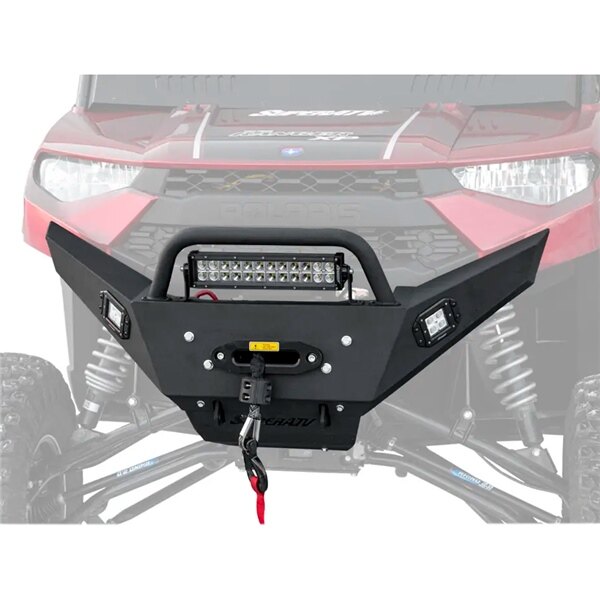 Super ATV Winch Ready Bumper Front Fits Polaris