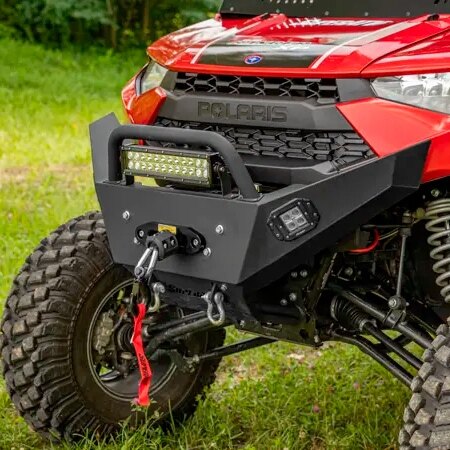 Super ATV Winch Ready Bumper Front Fits Polaris