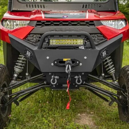 Super ATV Winch Ready Bumper Front Fits Polaris