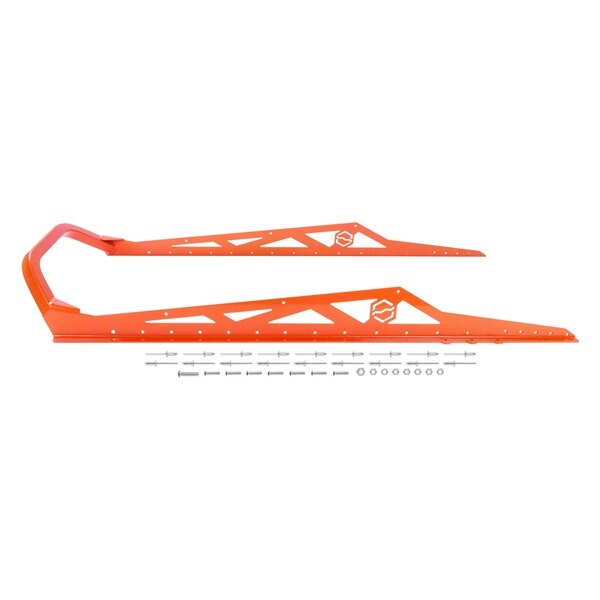 ITEK Pare-chocs Powdercoat Series Arrière pour Yamaha, pour Arctic cat Orange