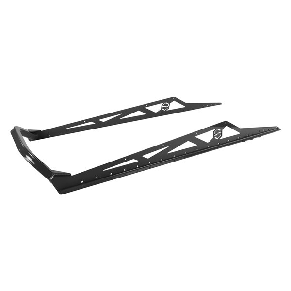 ITEK Pare-chocs Powdercoat Series Arrière pour Yamaha, pour Arctic cat Noir