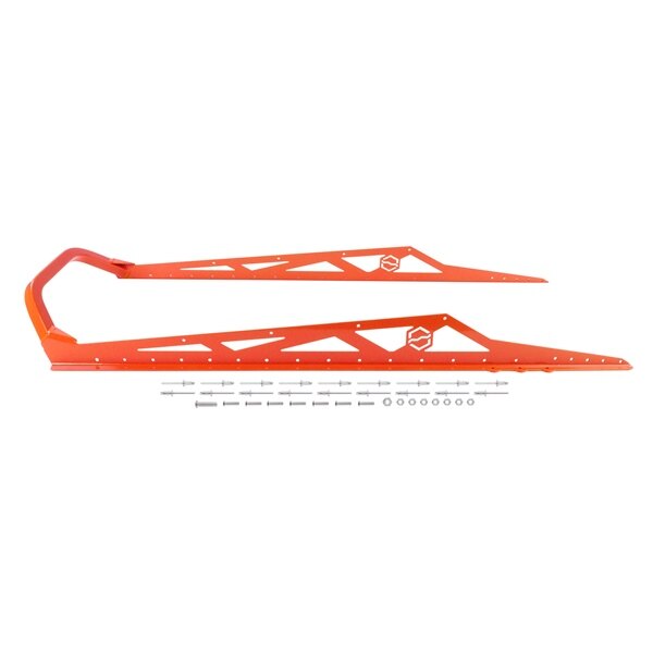 ITEK Pare-chocs Powdercoat Series Arrière pour Yamaha, pour Arctic cat Orange