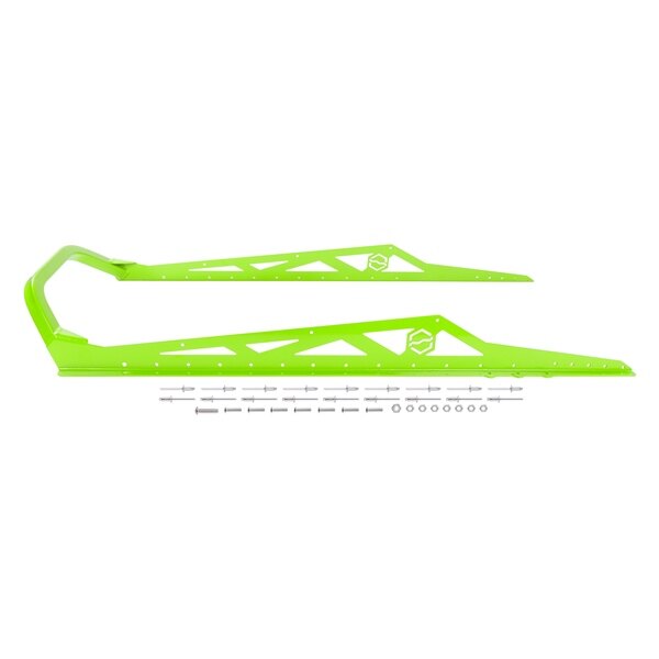 ITEK Pare-chocs Powdercoat Series Arrière pour Arctic Cat Vert fluo