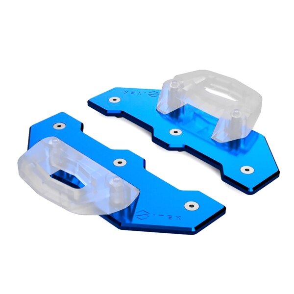 Adaptateur de support ITEK avec fente en T bleu carburant