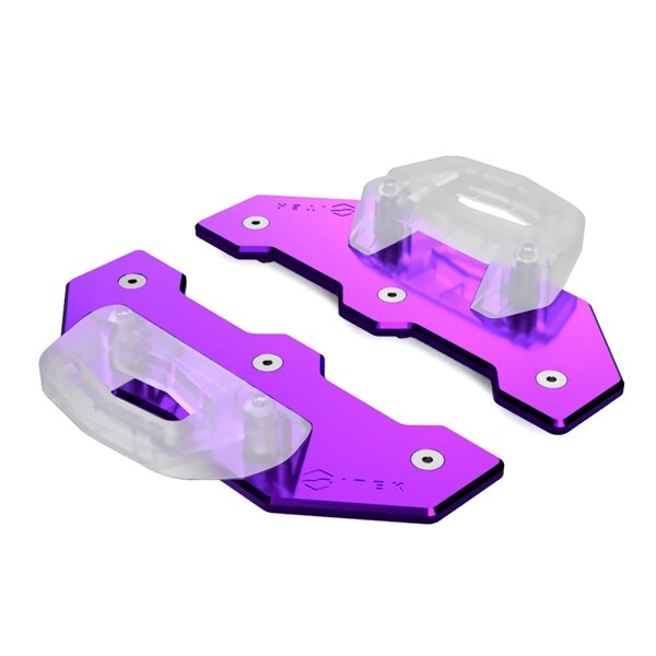 Adaptateur de support ITEK avec fente en T pour carburant violet